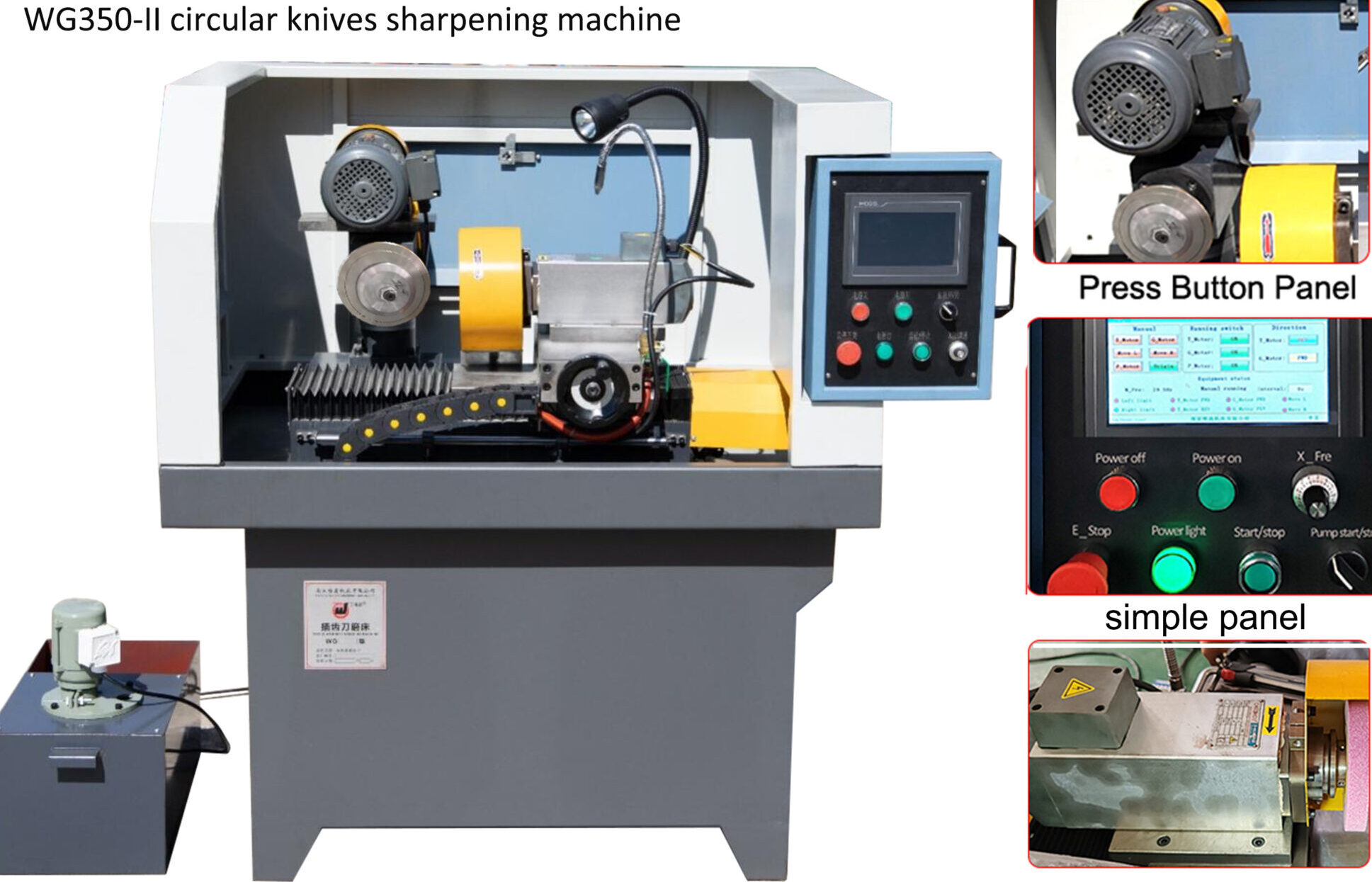 circular knives sharpening machine